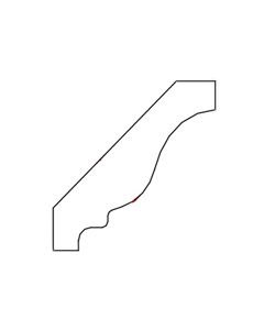 Cove Molding-Shaker White
