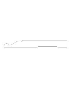 Furniture Base Moulding-Shaker White